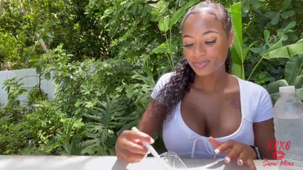 Fucking Ebony Pussy In The Car - Sarai Minx SD (2026)
