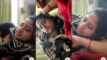 Telegu Instagram Tango Model Sleeping In Saree Free Hooks Blouse Navel Showing SD (2026)