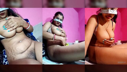 Horny Indian Beautiful Housewife With Glass 