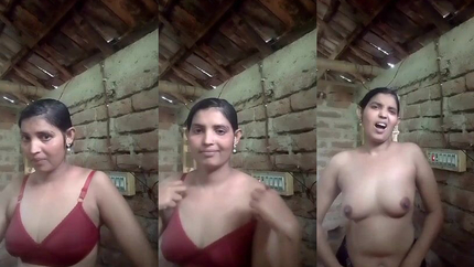 Village Girl Striptease Cute Boobs Showing For Lover SD (2026)