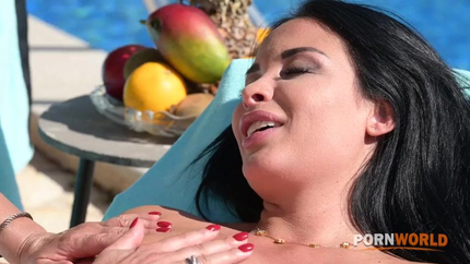 Their Personal Guide 1: Bi Besties Anissa And Olivia Pleasure Each Other Poolside SD (2026)