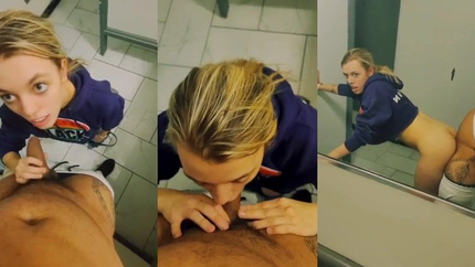 Blonde Teen Fucking BBC In School’s Bathroom At Night SD (2026)