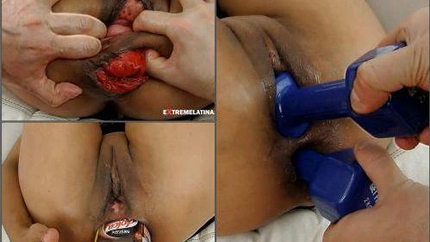 Latin Girl Maria Gets Bottles And Double Fisting With Prolapse Anal - Prolapse Ass, Double Dildo [HD/Mp4/1000 MB]