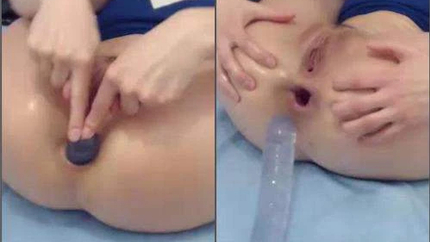Fully Transparent Long Toy In Gape Anus - Pussy Pumping, Anal Creampie [SD/MPEG-4/41.7 MB]