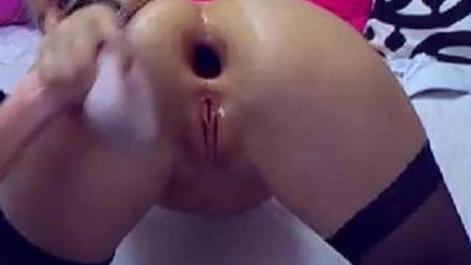 Playful Blonde Webcam With Huge Gaping Anus - Booty Girl, Solo Fisting [HD/Mp4/1000 MB]