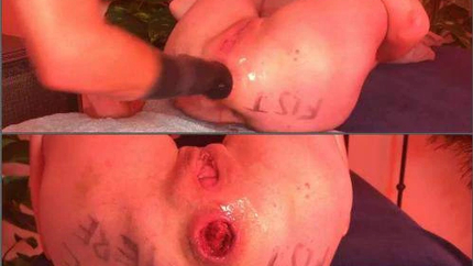 Masked Anal Whore Gets Fisted, Dildo And Spanking Amateur - Anal Prolapse, Girl Gets Fisted [HD/Mp4/1000 MB]