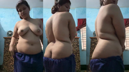 Bangladeshi Big Boobs Chubby Maal Strips Nude For Boyfriend SD (2026)