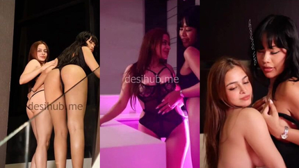 Famous Indian Influencer Ashwitha And Thai Model Hana Ruby Strip Naked For A Wild Lesbian Tease SD (2026)