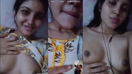 DesHI LG Horny Babe Pussy Show Tiny Boobs On Video Call For Bf SD (2026)