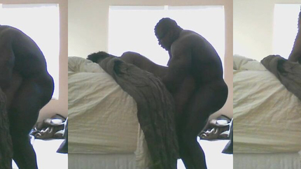 Slim Thick Ebony Milf Takes Bbc Backshots SD (2026)