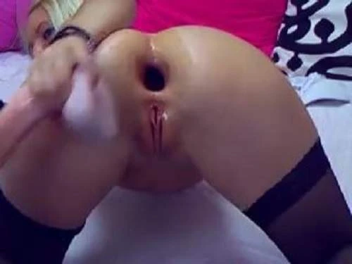 Playful Blonde Webcam With Huge Gaping Anus - Booty Girl, Solo Fisting [HD/Mp4/1000 MB]