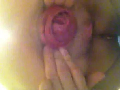 Unique Size Asshole Prolapse Closeup Amateur Chick - Prolapse Ass, Double Dildo [HD/Mp4/1000 MB]