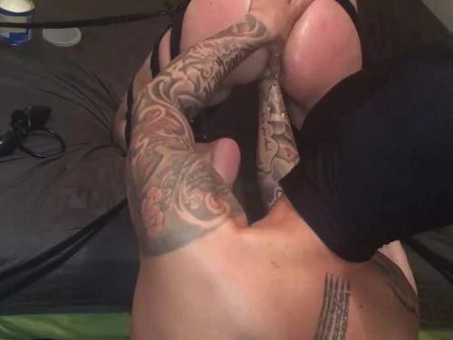 Tattooed Masked Male Fisted His Hot Wife And Inflatable Dildo Dominance - Rosebud, Blowjob [HD/Mp4/1000 MB]
