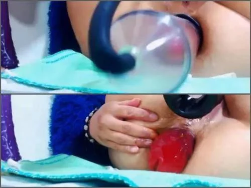 Perverted Fatty Latina Pump Her Shocking Size Anal Prolapse - Large Insertions, Gaping [SD/MPEG-4/110 MB]