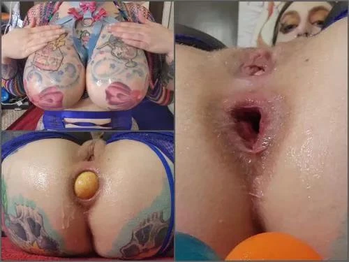 Ball anal - Busty pornstar SashaLynne Anal fruit/balls/glassplug - Mature, Teen Anal Gape [FullHD/MPEG-4/1.18 GB]