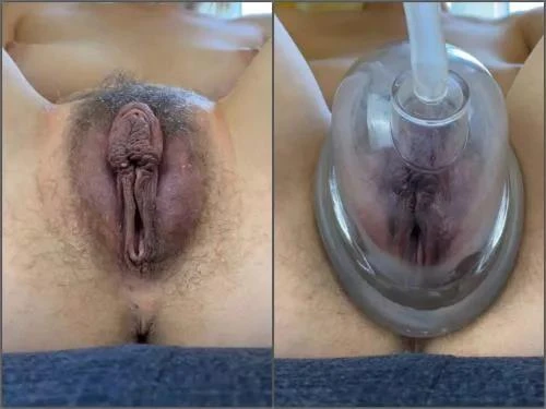 PantiesQueen - Hairy pussy –I prepared meaty pussy for sex by a vacuum pump POV amateur - Lesbian, Pussy Stretching [FullHD/MPEG-4/467 MB]